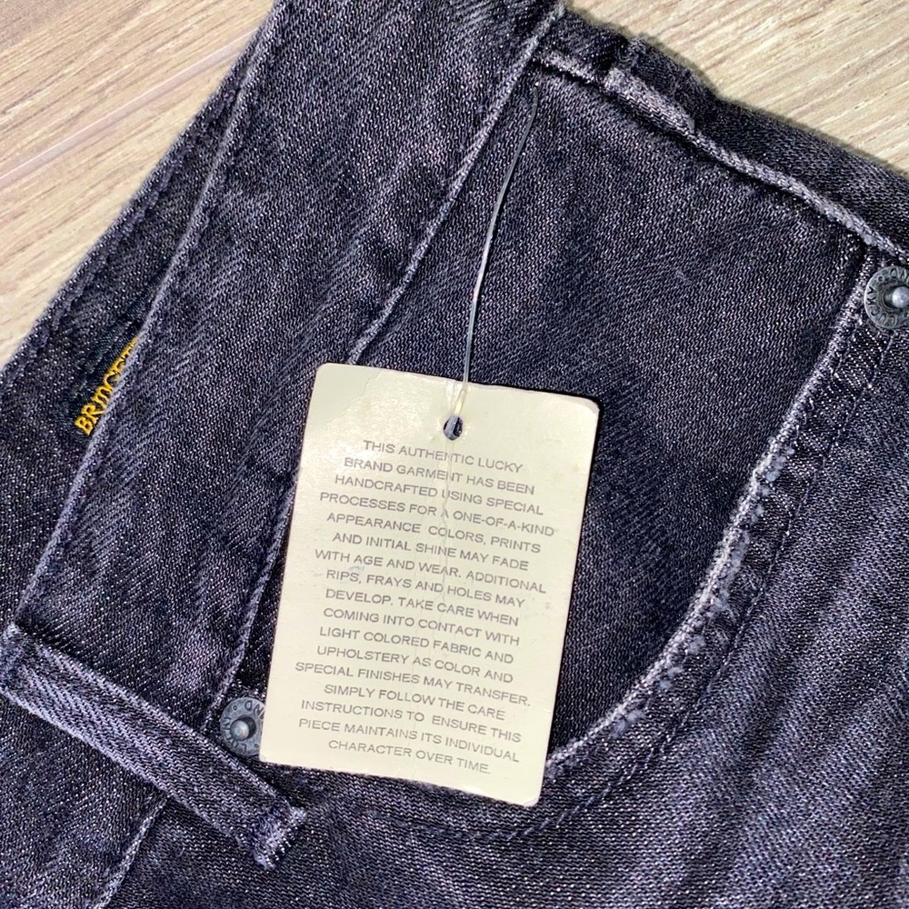 NWT Lucky Brand Bridgette Cropped Flare Black Size 12/31 - Picture 14 of 16